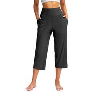 Richymfa Pantalone Donna Gamba Divise 3/4 Estivi Pantaloni Capri con Tasche Pinocchietti Cropped Elastico Pantaloncini Sportivi Comodi Leggeri Pinocchietto Larghi Casual Leggins da Jogging
