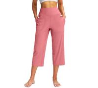 Richymfa Pantalone Donna Gamba Divise 3/4 Estivi Pantaloni Capri con Tasche Pinocchietti Cropped Elastico Pantaloncini Sportivi Comodi Leggeri Pinocchietto Larghi Casual Leggins da Jogging