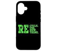 Riciclare Riuso Rinnovare Ripensare Crisi Attivismo Ambientale Custodia per iPhone 16