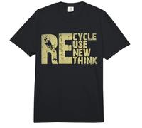 Riciclare Riutilizzare Rinnovare Ripensare Attivismo Ambientale Giornata della Comfort Colors Adult Heavyweight T-Shirt