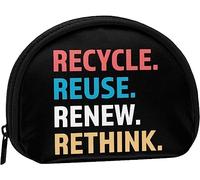 Riciclare Riutilizzare Rinnovare Ripensare Portamonete Portafoglio Donne E Ragazze Carino Moda Borsa Cambia Pochette Portachiavi Borsa da donna Regalo