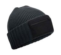 Riciclato Kntted Zip Toppa Berretto Beechfield 50/50 Poliestere/Acrilico Sci