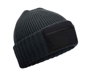 Riciclato Kntted Zip Toppa Berretto Beechfield 50/50 Poliestere/Acrilico Sci