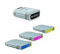 Riciclato per HP OfficeJet Pro L 7590 cartucce di inchiostro set nero, ciano, magenta, giallo - Nr.88 XL / C9396AE & CE9391AE - CE9393AE - Inhalt: 7 x 72 ml & 15 x 29 ml