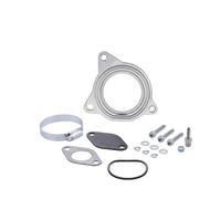 Ricircolo Gas Kit Sostituzione Valvola Ricircolo Dei Gas Scarico 63 Mm E 2,5 Pollici Per SEAT Per 1.9TDI 130k 150k 160k BHP Diesel 038131501A(D'argento)