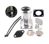 Ricircolo Gas Scarico Adattatore Argento Per BMW E46 318d 320d 330d 330xd 320cd 318td 320td Per 1 3 5 6 7 Serie X3 X5 X6 Termostato Di Raffreddamento Tappi Valvola EGR(Adaptor)
