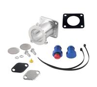 Ricircolo Gas Scarico Per BMW 1 3 5 6 7 Serie X3 X5 X6 PER E60 E61 E70 E71 E87 E90 E91 E9 Spine Termostato Di Raffreddamento Tappi Argento Adattatore Valvola EGR(Full kit blue plug)
