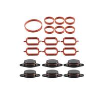 Ricircolo Gas Scarico Per BMW M47 M57 E39 E87 E90 E60 6 Cilindri Pezzi Swirl Flap Blanks Riparazione Elimina Kit 22mm/33mm Con Guarnizione Collettore Di Aspirazione Valvola EGR(33MM)