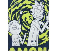 Rick And Morty Blu Character T-shirt a maniche corte Donne