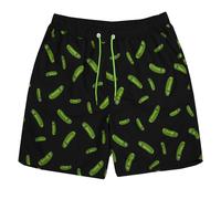 Rick And Morty Costume da Bagno a Pantaloncino Pickle Rick Uomo (NS6219)