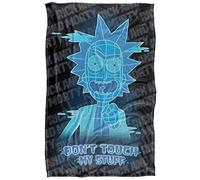 Rick And Morty Don'T Touch My Stuff Coperta super morbida al tatto setoso - 91 x 147 cm