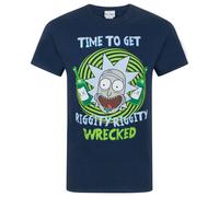 Rick And Morty - Maglietta a maniche corte Riggity Riggity Wrecked - (NS4407)
