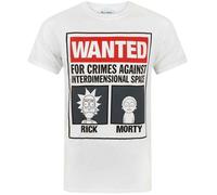 Rick And Morty - Maglietta a maniche corte Wanted - Uomo (NS4397)