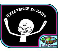 Rick And Morty Mr Meeseeks C Adesivo Vinile Auto Camion Laptop Finestra Parete