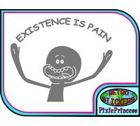 Rick And Morty Mr Meeseeks C Adesivo Vinile Auto Camion Laptop Finestra Parete