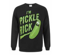 Rick And Morty Nero Pickle Rick Felpa Uomini