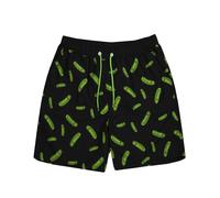 Rick And Morty Nero Pickle Rick Pantaloncini da bagno Uomini