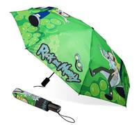Rick and Morty Ombrello Pieghevole - Mini Ombrello Tascabile da Pioggia per Ragazzi Ombrello Portatile Pieghevole da Viaggio Resistente