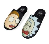RICK AND MORTY Pantofole Uomo - Ciabatte Uomo Invernali Antiscivolo Divertenti 40-45 - Slippers Calde da Casa Gadget Regalo (Multicolore, 44-45 EU)