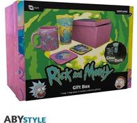 Rick And Morty Pack Glass XXL + Mug + 2 Coasters Pattern Gift Set ABYSTYLE