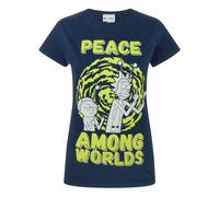 Rick And Morty Peace Among Worlds Maglietta Donna (NS7698)