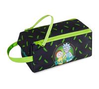Rick and Morty Pochette - Beauty Case da Viaggio Borsa da Toilette con Zip - Borsello Uomo Morbido - Trousse Ragazzo Sportivo - Gadget Regalo