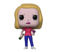 Rick And Morty Pop Vinile Figura: Beth W/ Vino Vetro