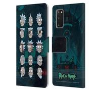 RICK AND MORTY SEASON 3 CHARACTER ART CUSTODIA COVER A PORTAFOGLIO PER SAMSUNG 1