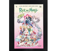 Rick And Morty Vs The Universe #1 Rian Gonzales 1:100 Nozze Variante Cover H NM