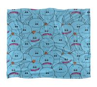 Rick And MortyVellutato Folla Mr Meeseeks Supermorbido Coperta (TV23686)
