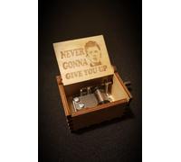 Rick Astley Never gonna give you up carillon in legno - Personalizzabile