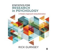 Rick Gurnsey Statistics for Research in Psychology (Copertina rigida)