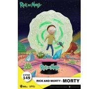 Beast Kingdom Toys Rick & Morty D Stage Pvc Morty 14 Cm Diorama Multicolor