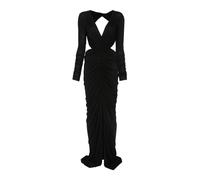 Rick Owens - Abito Lungo a Maniche Lunghe Poppy Nero - - Dresses - Donna - Nero - L
