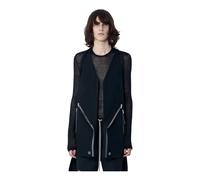 Rick Owens - Asymmetric Zip Detail Vest - - Jackets - Uomo - Nero - M