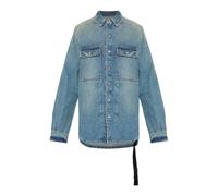 Rick Owens - Camicia Esterna in Denim - - Jackets - Uomo - Blu - L