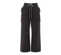 Rick Owens - Creatch Wide Cargo Drawstring - - Trousers - Uomo - Nero - S