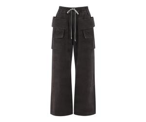 Rick Owens - Creatch Wide Cargo Drawstring - - Trousers - Uomo - Nero - S