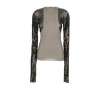 Rick Owens - Dennis Cropped T-Shirt - - Tops - Donna - Grigio - M