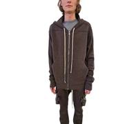 Rick Owens - Felpa con cappuccio e zip - - Knitwear - Uomo - Marrone - M