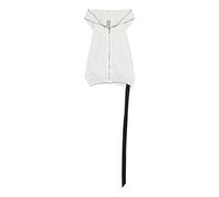 Rick Owens - Felpa con cappuccio e zip - - Sweatshirts & Hoodies - Donna - Bianco - S
