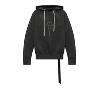 Rick Owens - Felpa con cappuccio oversize - - Sweatshirts & Hoodies - Uomo - Nero - S