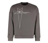 Rick Owens - Felpa girocollo in cotone - - Sweatshirts & Hoodies - Uomo - Grigio - 2XL