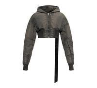 Rick Owens - Flight Corta con Cappuccio - - Jackets - Donna - Grigio - M