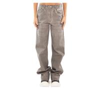 Rick Owens - Foiled Loose Jeans in Dust - - Jeans - Donna - Grigio - W33