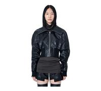 Rick Owens - Giacca in Pelle Texturizzata Dracuflight - - Jackets - Donna - Nero - S