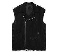 Rick Owens - Gilet Biker in Pelle Nera - - Jackets - Donna - Nero - ONE SIZE