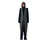 Rick Owens - Gilet Drappeggiato in Lana - - Jackets - Donna - Grigio - S