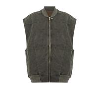 Rick Owens - Gilet Oversize in Denim - - Jackets - Uomo - Grigio - S