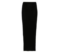 Rick Owens - Gonna Nera Casual in Misto Lana - - Skirts - Donna - Nero - L